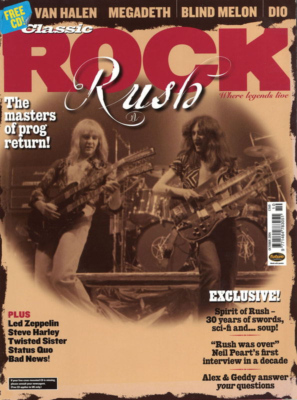 Classic Rock Magazine — Rush cover